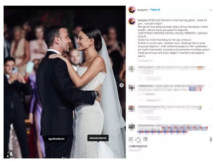 Kayınvalidesi'nden Demet Özdemir'e paylaşım!